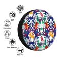 thumbnail image 3 of Bingfone Starfish And Turtle Spare Tire Cover Weatherproof Universal Wheel Protectors for RV Camper Travel Trailer SUV Truck-16 inch, 3 of 8