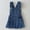 hwj# Blue525, variant on Huowey Summer Girls Baby Denim Dresses Solid Color Vintage Pleated Adjustable Strap Front Pocket Square Collar Overall Dress Fashionable Cozy Backless Suspender Dress,Blue,2-3 Years