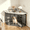 Gray, variant on Fowroa 52 Inch Wooden Corner Dog Crate Furniture, Indoor Decorative Dog Kennel for Medium & Large Dogs, Brown