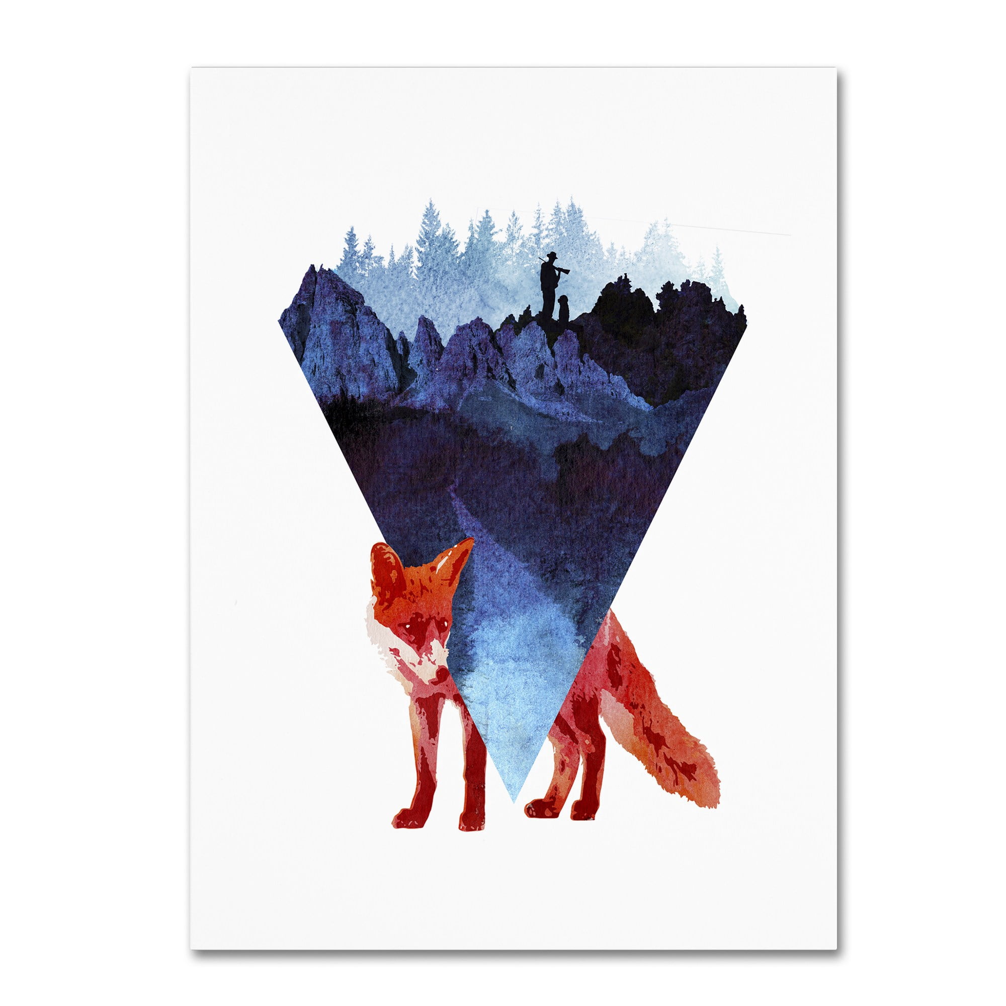 Trademark Fine Art 'Risky Road' Canvas Art by Robert Farkas
