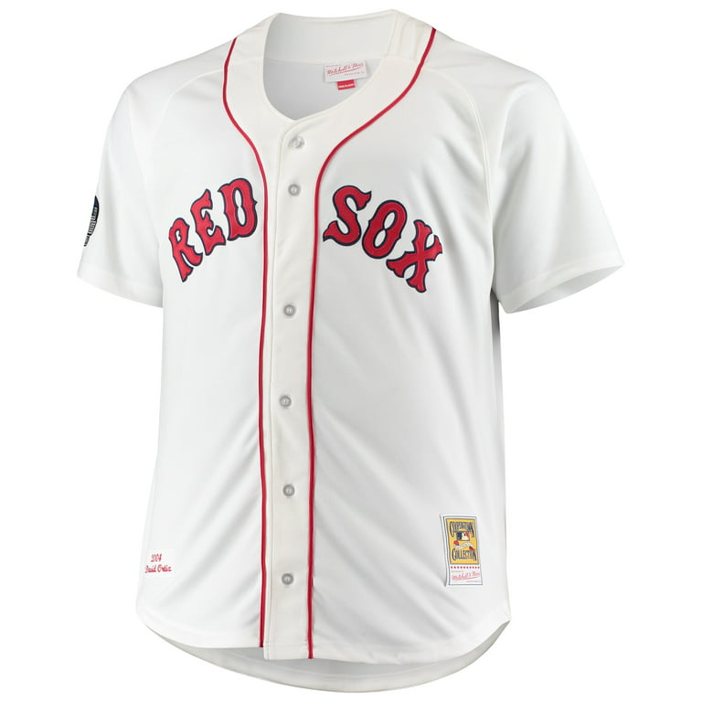 Men's Mitchell & Ness David Ortiz White Boston Red Sox Big & Tall Home  Authentic Player Jersey 