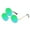 gold frame green mer, variant on 2000s Round Frame Lens Glasses Vintage Girls Colorful Color Lens Three Frame Glasses Teens Glasses for Teens