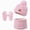 A50-Pink, variant on Ccpelsie Kids Toddler Winter Hat Beanie with Pom Pom Warm Knit Cap for Girls Boys(Beige,4-10 Years)