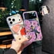 thumbnail image 5 of For iPhone 17 Pro Max Case Compatible with MagSafe Laser Flower PC + TPU Clear Phone Cover - Lily, 5 of 5