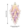 thumbnail image 4 of Halloween Cascade Wall Light, Gothic Hanging LED Wall Decor with Ghost Veil Design for Entryway Living Room Mantel Stair Wall Halloween Decoration, 4 of 6