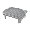 thumbnail image 1 of Almencla Cat Litter Mat Anti Slip Elevated Cat Litter Ramp for Indoor Cats Small Cats Gray, 1 of 8