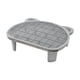 thumbnail image 1 of Alfombrilla para arenero de gatos, escalones para gatos, reutilizable, anti-desperdicio, control de dispersión, arenero elevado para gatos. Gris, 1 of 9