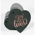 thumbnail image 3 of Inkdotpot Rose Gold Foil Paper Hang Tags Joy To The World Baby Shower Favor Tags 50 Pieces, 3 of 8