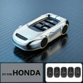 thumbnail image 3 of Key Cover Case, Zinc Alloy Metal Smart Key Fob Case Protector Shell Compatible with 2022 2023 2024 Honda Accord Civic HR-V CR-V Pilot, 3 of 9