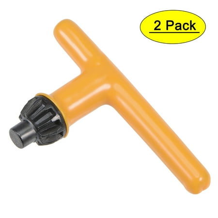 

Unique Bargains Chuck Key 6mm Pilot 11 Teeth for 1.5-10mm Drill Chuck Yellow 2pc