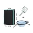 thumbnail image 3 of Dxssxc Foldable Portable Cat Litter Box Waterproof Fabric Travel Toilet for Outdoor Camping Car Hotel, Disposable or Reusable Litter Pan with Scoop Collapsible Bowl, 3 of 6