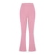 thumbnail image 5 of Karight Women's Fashion Casual Temperament Solid Color Knitted Pull Slim Flare Trousers, 5 of 6