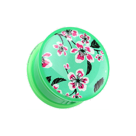 

Hibiscus Flower Single Flared Ear Gauge Plug