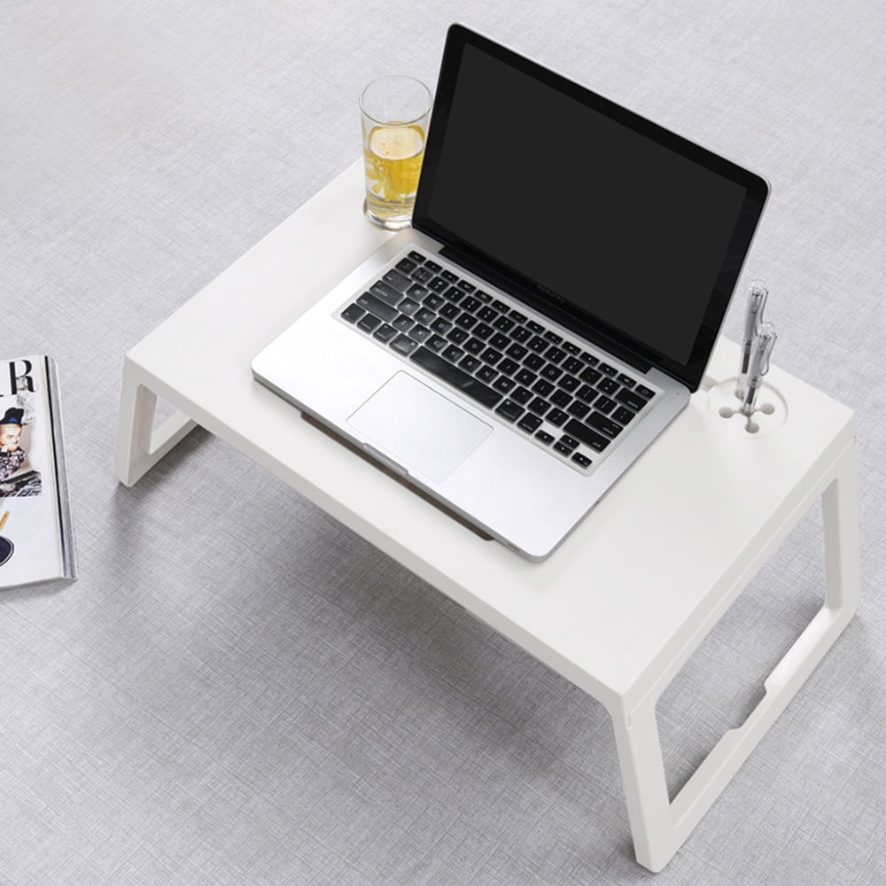 Details about   Adjustable Portable Folding Laptop Table Computer Desk Stand Tray Sofa Bed White 