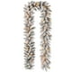 thumbnail image 1 of Flocked Pine and Holly Garland with Snowy Finish for Holiday Mantel and Staircase Decor, 1 of 1