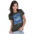 thumbnail image 4 of US Air Force Fly Fight Win Slogan Women's T Shirt Ladies Tee Brisco Brands S, 4 of 5