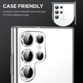 thumbnail image 3 of Frusde for Samsung Galaxy S24 Ultra S24 Plus S24 Camera Lens Protector HD Tempered Glass Anti-Scratch Metal Ring Bling Cover, 3 of 8