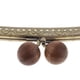 thumbnail image 3 of Arco de Cierre de Broche de Metal con Cabeza de de 24,5 Cm/9,64 Pulgadas para Bolso con Asa, Monedero Artesanal café perfecl Broche del beso del marco metálico, 3 of 8