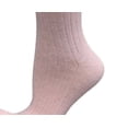 thumbnail image 3 of Sierra Socks Snowflake Pattern Soft Acrylic Crew Women's Socks W7111S (Pink, Fits Shoe Size 4-10, Socks Size 9-11), 3 of 6