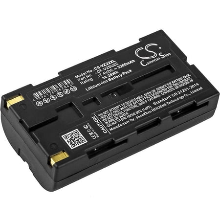 Replacement Battery for Panasonic Tunghbook 01 Tunghbook CF-P1 PN:CF-VZSU22 2200mAh