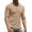 Beige, variant on Iceglad Men's Polo Shirts long Sleeve Casual Slim Fit Shirts