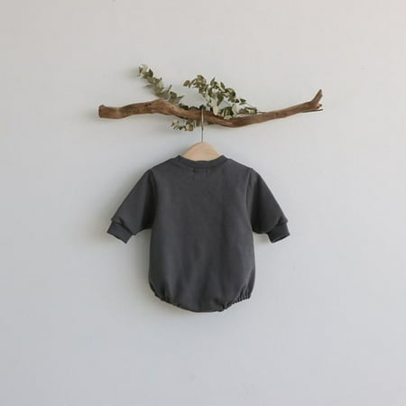 

DanceeMangoo Autumn New Fashion Pear Embroidery Baby Boy Bodysuit Cute Infant Girls Long Sleeve Jumpsuit Cotton Toddler Tops 0-24M