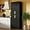 Black, variant on 71" Tall Pantry Cabinet with 4 Doors, Kitchen Pantry Storage Cabinet, Freestanding Larder Cupboard, Kitchen Hutch with Gold Handles for Dining Room, Bathroom, White