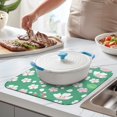 thumbnail image 2 of Microfibre Drying Mat for Kitchen Vintage Groovy Flowers (45) Dish Drying Drainer Mat Absorbent Drying Mat Washing Up for Glass, Plate & Cup 16inch X 18inch, 2 of 7