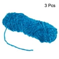 thumbnail image 3 of Unique Bargains Fil Chenille Polyester Bleu Lac, 3 Écheveaux, 3 of 7