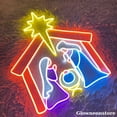 thumbnail image 4 of Glowneon O Holy Night Neon Sign, O Holy Night Led Sign, Merry Christmas LED, Noel Gifts, 4 of 5