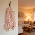 thumbnail image 4 of Glicinias Artificiales Enredaderas Flores Colgantes Falsas Guirnalda para Decoración de Pared en Bodas Fiestas de Jardín, 60 cm, Rosa, Rosa Intenso, Champaña, 4 of 6