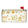thumbnail image 2 of Haiem Farm Bee Cute Honey Mailbox Covers Magnetic ,Mailbox Wraps Post Letter Box Cover for Holiday Garden Yard Decor-25.5x21 in, 2 of 9