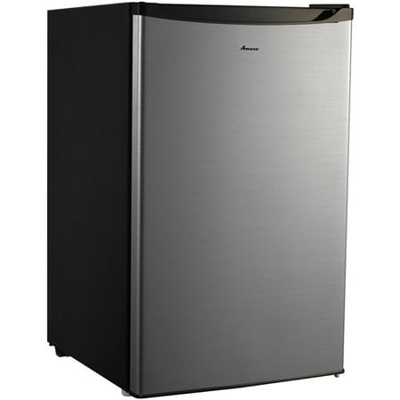 Amana 4 3 Cu Ft Compact Single Door Refrigerator Stainless Steel