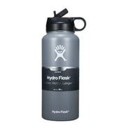 New Stainless Steel Water Bottle Vacuum Insulated With Straw For Outdoor Sports
