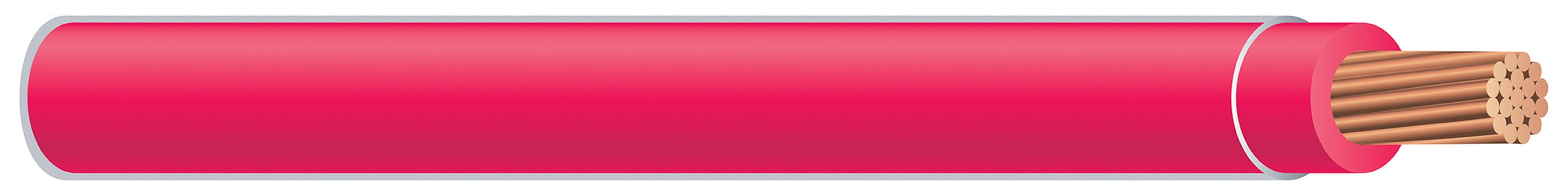 THHN Building Wire, Copper, 6 AWG, 1C, Red, Stranded, 500 ft 20495801