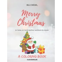 Merry Christmas: Coloring book for kids with christmas designs on a wonderful background for kids (Paperback)