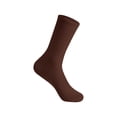 thumbnail image 2 of 1 Pair Non Binding Loose Fit Ankle Socks Wide Thin Crew Socks with No Elastic Top for Men & Women Plus Size, 2 of 6