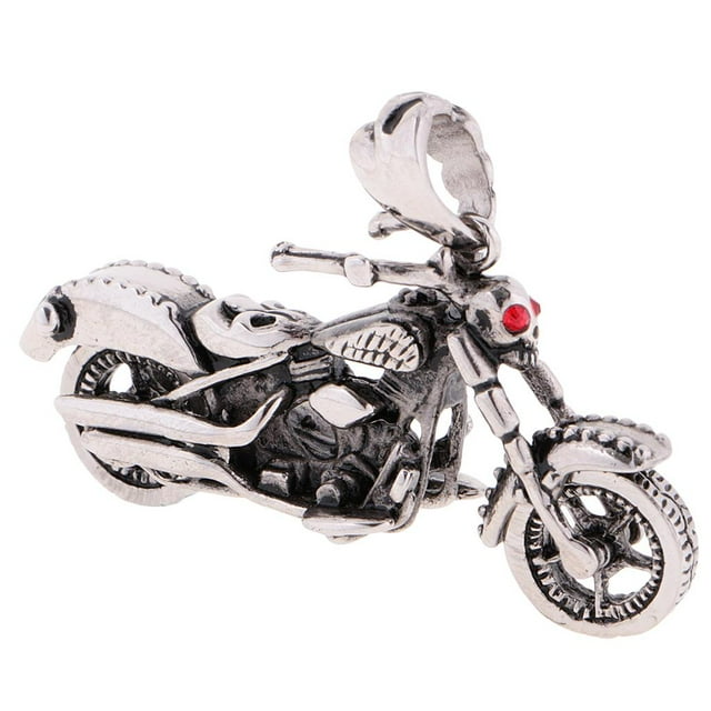 316L Acero Inoxidable Forma de Motocicleta Colgante Creativo Hombres Moda Fiebre