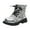Silver, variant on Gibobby Girls Cowgirl Boots Mid Calf Square Toe Western Boot for Kids Glitter Cowboy Boot in Party for Toddler Little Big Girls Riding Shoes,Black,4.5-5 Y