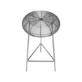 thumbnail image 5 of Meridian Furniture Tuscany Rich Silver Metal Bar Stool, 5 of 7