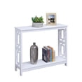 thumbnail image 2 of Convenience Concepts Town Square Console Table, White, 2 of 3