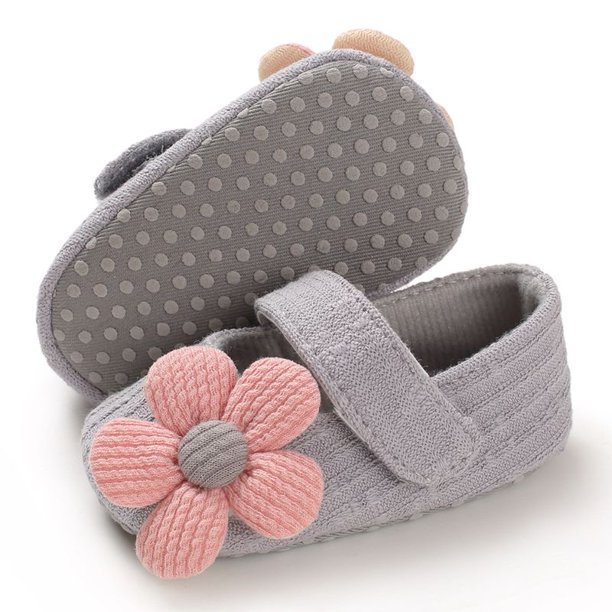 Zapatos de algodón para niñas pequeñas, zapatos de algodón Retro para primavera y otoño para niños pequeños, primeros pasos de fondo suave para niños de 0 a 18M Tan Jianjun unisex