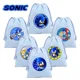 thumbnail image 2 of Bolsas con cordón de Sonics Anime The Hedgehog, bolsa de almacenamiento de dulces para maquillaje, bolsa de algodón Kawaii, práctico paquete con bolsillos, bolsa de regalo de cumpleaños, nueva, 2 of 5