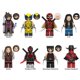 thumbnail image 1 of Set de 8 Figuras de Héroes de Bloques de Construcción – Personajes de Acción con Capa y Accesorios, Juguete DIY para Niños, 1 of 9
