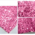 thumbnail image 3 of Darzheoy Round Tablecloth 47x47 Inches Glitter Wedding Decor Polyester Table Cover for Party Banquet Reception Dinner Decoration Sequins, Pink, 3 of 6