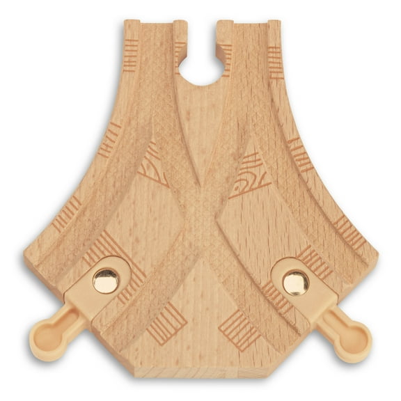 Thomas & Friends Wooden Railway Track Piece Y-Track 3.5" Female To Male/Male