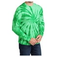 thumbnail image 4 of Yellow Rooster Men's Long Sleeve Tie-Dye T-Shirt Kelly S, 4 of 6
