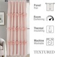 thumbnail image 4 of Cortinas de ventana Homechoice Decor con aislamiento térmico, 2 unidades, 54 x 84 cm, 4 of 8
