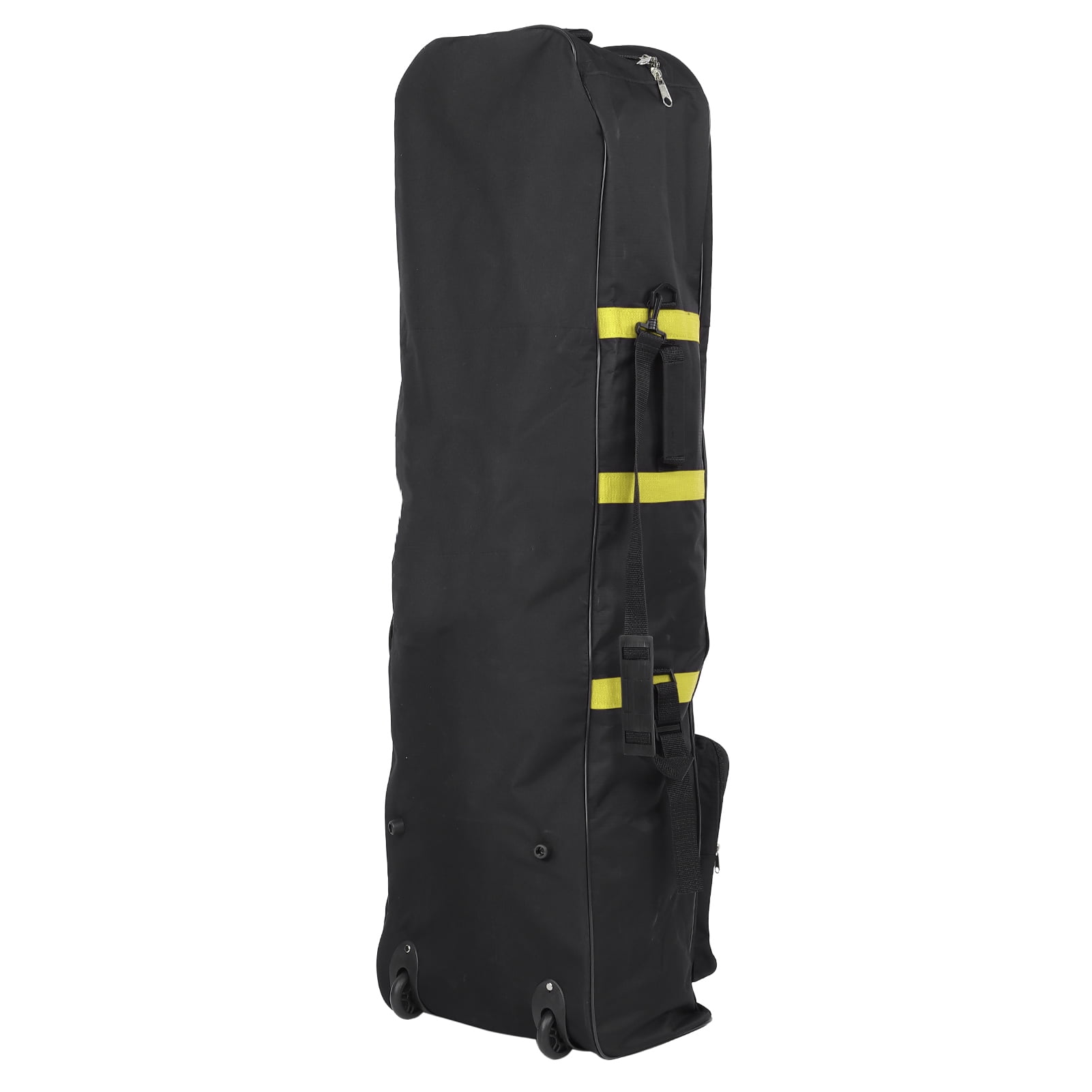 BIMZUC Foldable Golf Travel Bag with Wheels, 600D Oxford Club Case Cover, Yellow (19.6 inches / 50 cm)