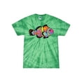 thumbnail image 1 of Wild Bobby, Colorful Neon Nemo Clownfish, Animal Lover, Tie-Dye Tees, Spiral Kelly, Small, 1 of 3